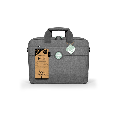 PORT DESIGNS | Yosemite Eco TL Laptop Case 13/14 | Laptop Case | Shoulder strap | Grey