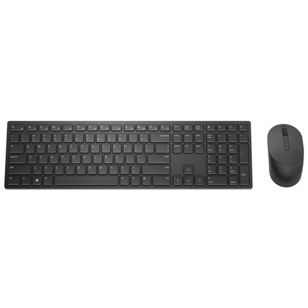 Dell | Pro Keyboard and Mouse | KM5221W | Keyboard and Mouse Set | Wireless | Batteries included | Wireless connection | US | Black