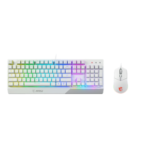440x440 MSI | Vigor GK30 COMBO WHITE | Keyboard and Mouse Set | Wired | Mouse included | US | White