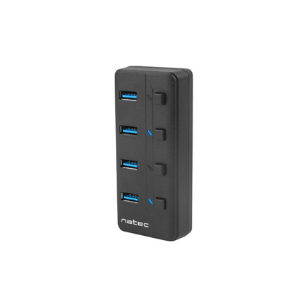 440x440 Natec USB 3.0 HUB, Mantis 2, 4-Port, On/Off with AC Adapter | Natec | 4 Port Hub With USB 3.0 | Mantis NHU-1557 | Black