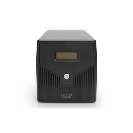 Digitus | Line-Interactive UPS | Line-Interactive UPS DN-170075, 1500VA, 900W, 2x 12V/9Ah battery, 4x CEE 7/7 outlet, 2x RJ45, 1x USB 2.0 type B, 1x RS232, LCD, Simulated Sine Wave, 380x158x198mm, 10.1kg | 1500 VA | 900 W