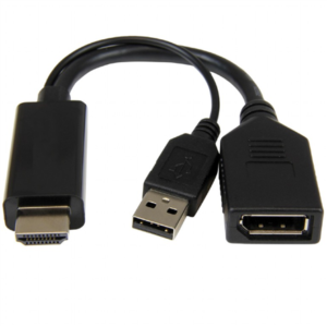 440x440 Cablexpert | Active 4K HDMI to DisplayPort Adapter | A-HDMIM-DPF-01 | Black | DisplayPort Female | HDMI Male (Type A) | 0.1 m