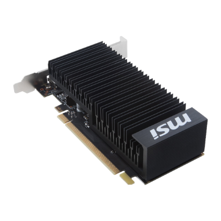 440x440 MSI | GeForce GT 1030 2GHD4 LP OC | NVIDIA | 2 GB | GeForce GT 1030 | DDR4 | HDMI ports quantity 1 | PCI Express 3.0 x16 (uses x4) | Memory clock speed 2100 MHz