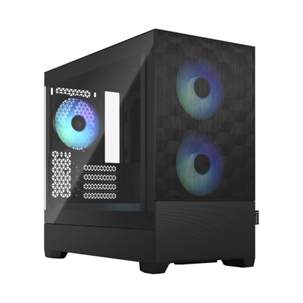 440x440 Fractal Design | Pop Mini Air RGB | Side window | Black TG Clear Tint | mATX, Mini ITX | ATX