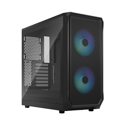 440x440 Fractal Design | Focus 2 | Side window | RGB Black TG Clear Tint | Midi Tower | ATX
