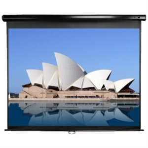 Elite Screens | Manual Series | M113UWS1 | Diagonal 113 ” | 1:1 | Viewable screen width (W) 203 cm | Black