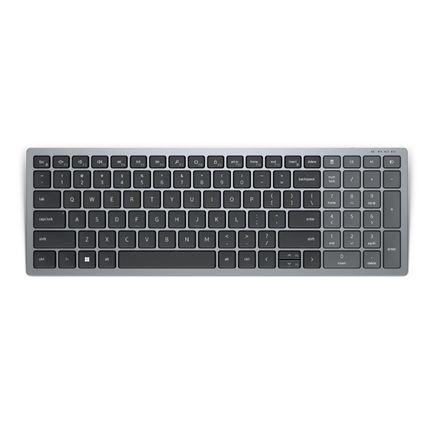 Dell | Keyboard | KB740 | Keyboard | Wireless | Russian | Titan Gray