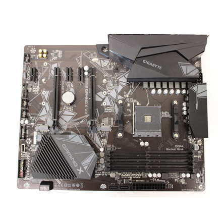 440x440 SALE OUT. Gigabyte | B550 GAMING X V2 | Processor family AMD | Processor socket AM4 | DDR4 DIMM | Memory slots 4 | Chipset AMD B | ATX | REFURBISHED WITHOUT ORIGINAL PACKAGING AND ACCESSORIES, BACKPANEL INCLUDED