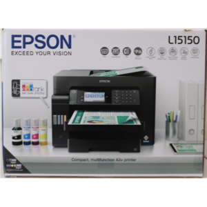 SALE OUT. Epson EcoTank L15150 Pint Scan Copy Fax | Epson | EcoTank L15150 | Inkjet | Colour | Multicunctional Printer | A3+ | Wi-Fi | Black | DAMAGED PACKAGING
