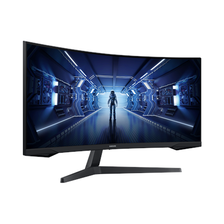 440x440 Samsung | Curved Monitor | LC34G55TWWPXEN | 34 " | VA | UWQHD | 21:9 | 165 Hz | 1 ms | 3440 x 1440 | 250 cd/m² | HDMI ports quantity 1 | Black | Warranty 24 month(s)