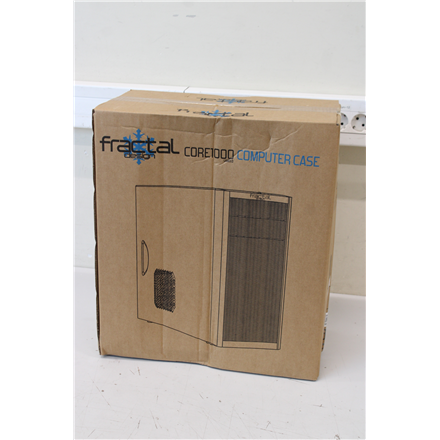 440x440 SALE OUT. Fractal Design Core 1000 USB 3.0 | SALE OUT. SALE OUT. Fractal Design | Core 1000 USB 3.0 | Black | Micro ATX | DAMAGED PACKAGING, BENT ON THE SIDE