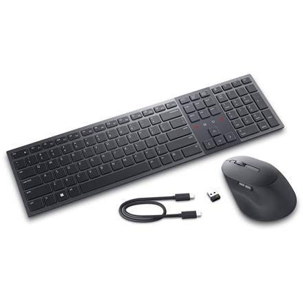 Dell | Premier Collaboration Keyboard and Mouse | KM900 | Keyboard and Mouse Set | Wireless | Wireless connection | US | Graphite