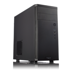 Fractal Design | CORE 1100 | Black | Micro ATX | ATX PSUs, up to 185mm if a typical-length optical drive is mounted
