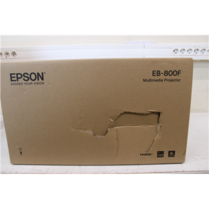 SALE OUT. Epson EB-800F 3LCD Projector /16:9/5000Lm/2500000:1, White  | SALE OUT. Epson | EB-800F | Full HD (1920×1080) | 5000 ANSI lumens | White | Lamp warranty 12 month(s) | DAMAGED PACKAGING