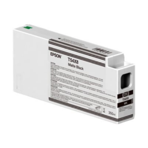 Epson Singlepack T54X80N UltraChrome HDX/HD 350ml Matte Black | Epson C13T54X80N | Epson T54X8 – matte black – original – ink cartridge | Epson UltraChrome HDX / Ultrachrome HD | Matte black