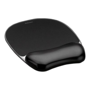 440x440 Fellowes | Mouse pad with wrist support CRYSTAL | Mouse pad with wrist pillow | 202 x 235 x 25 mm | Black