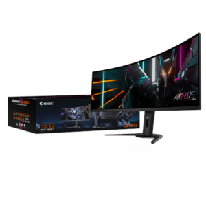 Gigabyte | CO49DQ | 49 ” | OLED | DQHD | 32:9 | 144 Hz | 3 ms | 5120 x 1440 pixels | 250 cd/m² | HDMI ports quantity 	 2 x HDMI 2.1 | Black | Warranty 36 month(s)