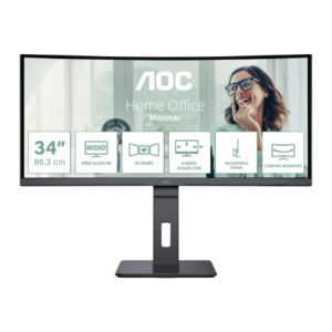 440x440 AOC | CU34P3CV | 34 ” | VA | 21:9 | 100 Hz | 4 ms | 3440 x 1440 pixels | HDMI ports quantity 1