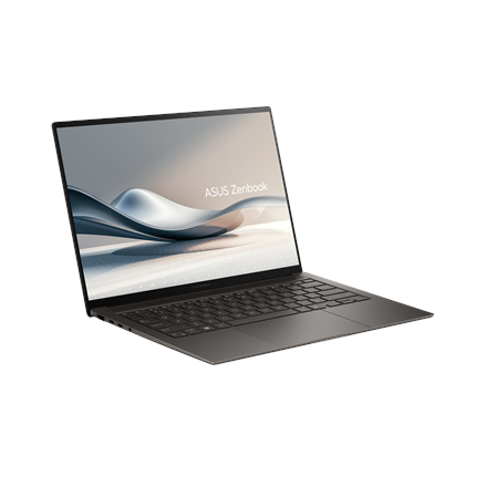 Asus | Zenbook S14 UX5406SA-PV050W | Zumaia Gray | 14 " | OLED | 3K | 2880 x 1800 pixels | 120 Hz | Intel Core Ultra 7 | 258V | 32 GB | LPDDR5X | Solid-state drive capacity 1000 GB | Intel Arc Graphics | Windows 11 Home | 802.11be | Bluetooth version 5.4 | Keyboard language US international | Keyboard backlit | Warranty 24 month(s) | Battery warranty 12 month(s)