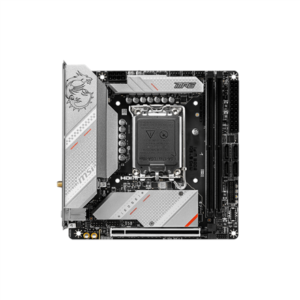 SALE OUT. MSI MPG B760I EDGE WIFI | Processor family Intel | Processor socket  LGA1700 | DDR5 DIMM | Memory slots 2 | Supported hard disk drive interfaces SATA, M.2 | Number of SATA connectors 4 | Chipset Intel B760 | Mini-ITX | REFURBISHED, WITHOUT ORIGINAL PACKAGING AND MANUAL
