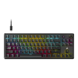 Corsair K70 CORE TKL | Tenkeyless Mechanical Gaming Keyboard | Wired | NA | MLX RED | Black