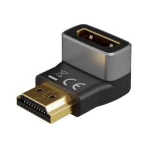 440x440 Goobay HDMI Angled Adapter 270° Vertical, 8K @ 60 Hz, Gold-Plated | 72011