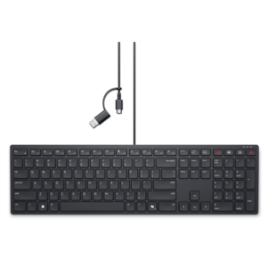 Dell | KB525C | Keyboard | Wired | Russian | Black