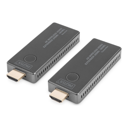 440x440 Digitus | 4K Wireless Video Extender, 30 m (HDMI - HDMI) | DS-55323 | Black/Silver