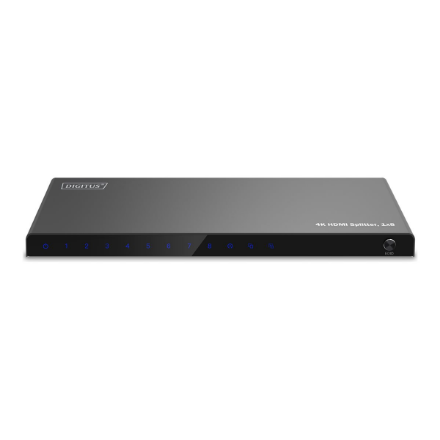 Digitus 4K HDMI Splitter, 1x8 | DS-55338 | Black