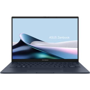 Asus | Zenbook 14 UX3405CA-PZ217W | Ponder Blue | 14 ” | OLED | Touchscreen | 3K | 2880 x 1800 pixels | 120 Hz | Glossy | Intel Core Ultra 7 | 255H | 32 GB | LPDDR5X | Solid-state drive capacity 1000 GB | Intel Graphics | Windows 11 Home | 802.11be | Bluetooth version 5.4 | Keyboard language US international | Keyboard backlit | Warranty 24 month(s) | Battery warranty 12 month(s)