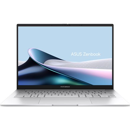 Asus | Zenbook 14 UX3405CA-QL219W | Foggy Silver | 14 " | OLED | Touchscreen | WUXGA | 1920 x 1200 pixels | 60 Hz | Glossy | Intel Core Ultra 5 | 225H | 16 GB | LPDDR5X | Solid-state drive capacity 512 GB | Intel Graphics | Windows 11 Home | 802.11be | Bluetooth version 5.4 | Keyboard language US international | Keyboard backlit | Warranty 24 month(s) | Battery warranty 12 month(s)