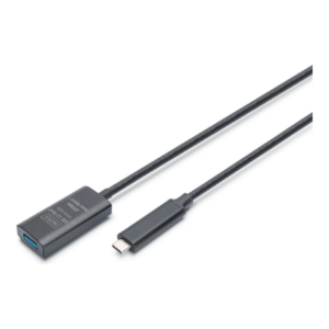440x440 Digitus | Active USB 3.2 Gen2 10G extension cable | DA-73113 | USB-C to USB-A