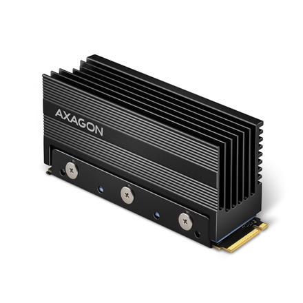 440x440 AXAGON Passive aluminum heatsink for single-sided and double-sided M.2 SSD disks, size 2280, height 36 mm | CLR-M2XL