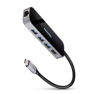 440x440 AXAGON SuperSpeed USB-C COMBO 6in1 Hub | HMC-6GL