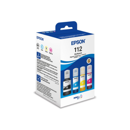 440x440 Epson 112 EcoTank 4-colour Multipack | Ink tank | Black, Cyan, Yellow, Magenta