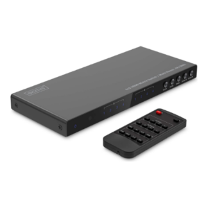 Digitus 4×2 HDMI Matrix Switch/Multi-Viewer, 4K/30Hz | DS-55345 | Black
