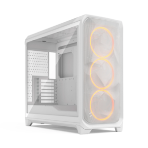 440x440 Fractal Design Meshify 3 XL | White RGB TG Clear Tint | Mid-Tower | ATX