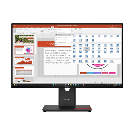 Lenovo | T27-40 | 27 " | IPS | 16:9 | 120 Hz | 6 ms | 1920 x 1080 pixels | 300 cd/m² | HDMI ports quantity 1 | Black | Warranty 36 month(s)
