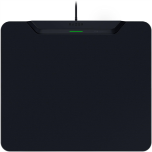 440x440 Razer | Wireless Charging Gaming Mouse Mat and Puck, Hard Edition | HyperFlux V2 Wireless Charging System | Gaming Mouse Mat | 360 x 311 mm | Black