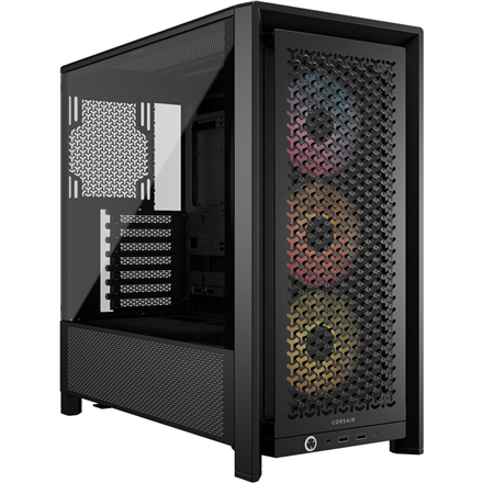 440x440 Corsair PC Case | Frame 4000D RS ARGB Modular | Black | Mid-Tower