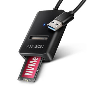 AXAGON USB-A 10Gbps – M.2 NVMe and SATA SSD Adapter | ADM2-AM