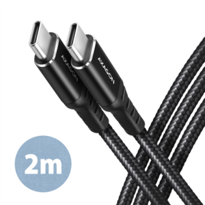 AXAGON | Data and charging cable, 2 m | BUCM-CM20AB | USB Type C to USB Type C