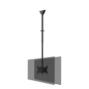 Neomounts CL35-340BL22 Dual Monitor/TV Mount Ceiling | Adjustable Height, Rotate, Tilt, Swivel | 23-42 ” | Maximum weight (capacity) 45 kg | Black
