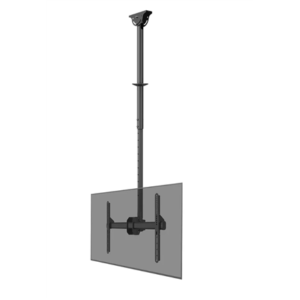 Neomounts CL35-440BL16L Monitor/TV Mount Ceiling | Adjustable Height, Rotate, Tilt, Swivel | 37-70 ” | Maximum weight (capacity) 50 kg | Black