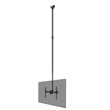 Neomounts CL35-440BL16XL Monitor/TV Mount Ceiling | Adjustable Height, Rotate, Tilt, Swivel | 37-70 " | Maximum weight (capacity) 50 kg | Black