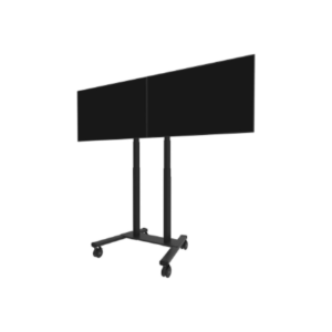 440x440 Neomounts Floor stand | ADM-875BL2 Dual screen adapter | Adjustable Height | 42-65 ” | Maximum weight (capacity) 40 kg | Black