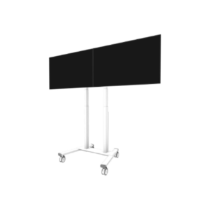 440x440 Neomounts Floor stand | ADM-875WH2 Dual screen adapter | Adjustable Height | 42-65 ” | Maximum weight (capacity) 40 kg | White