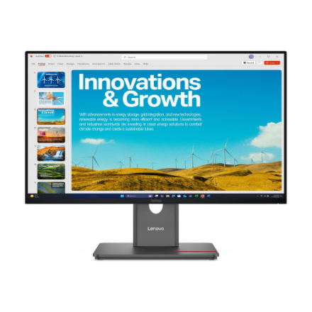 440x440 Lenovo | ThinkVision P24QD-40 | 23.8 " | IPS | 16:9 | 120 Hz | 6 ms | 2560 x 1440 pixels | 300 cd/m² | HDMI ports quantity 1 | Eclipse Black | Warranty 36 month(s)