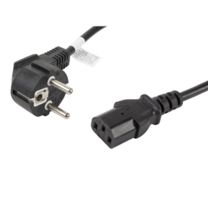 440x440 Lanberg | CEE 7/7 to IEC 320 C13 Power Cord | CA-C13C-11CC-0018-BK