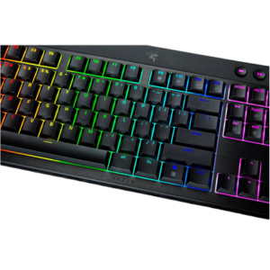 440x440 Razer | BlackWidow V4 Low-Profile Tenkeyless HyperSpeed | Keyboard | Wireless | US | Bluetooth | Green Switches | Black